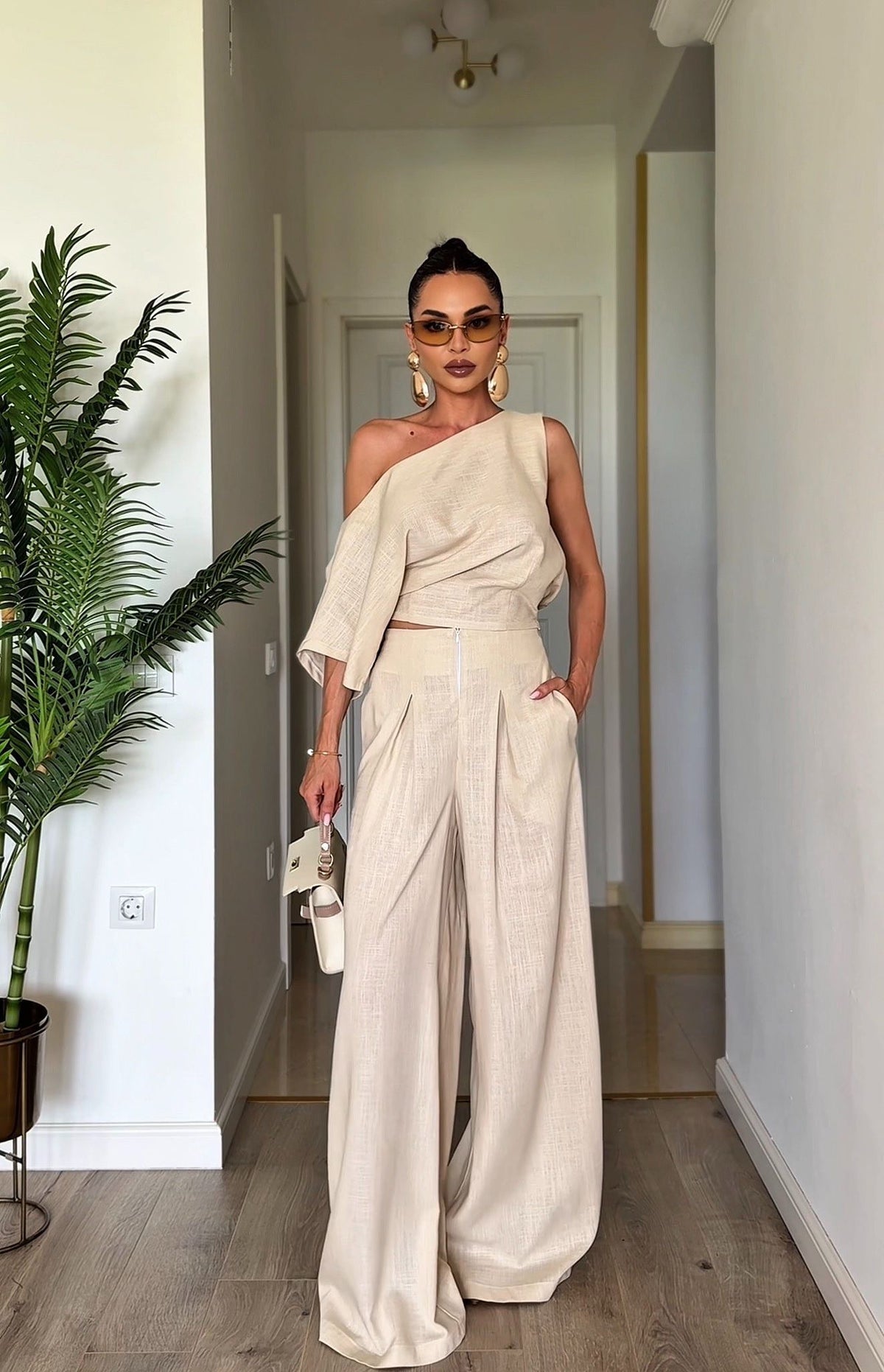 • Set Relaxed-Fit din In Linen Essentials