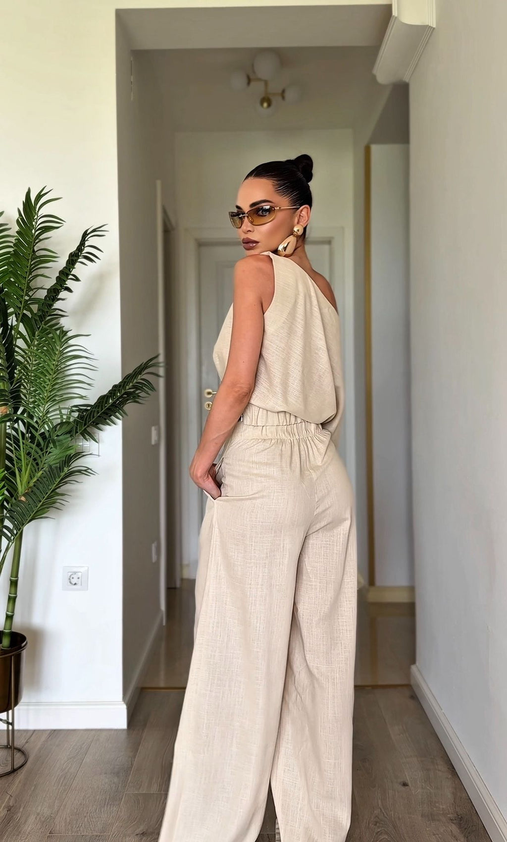 • Set Relaxed-Fit din In Linen Essentials