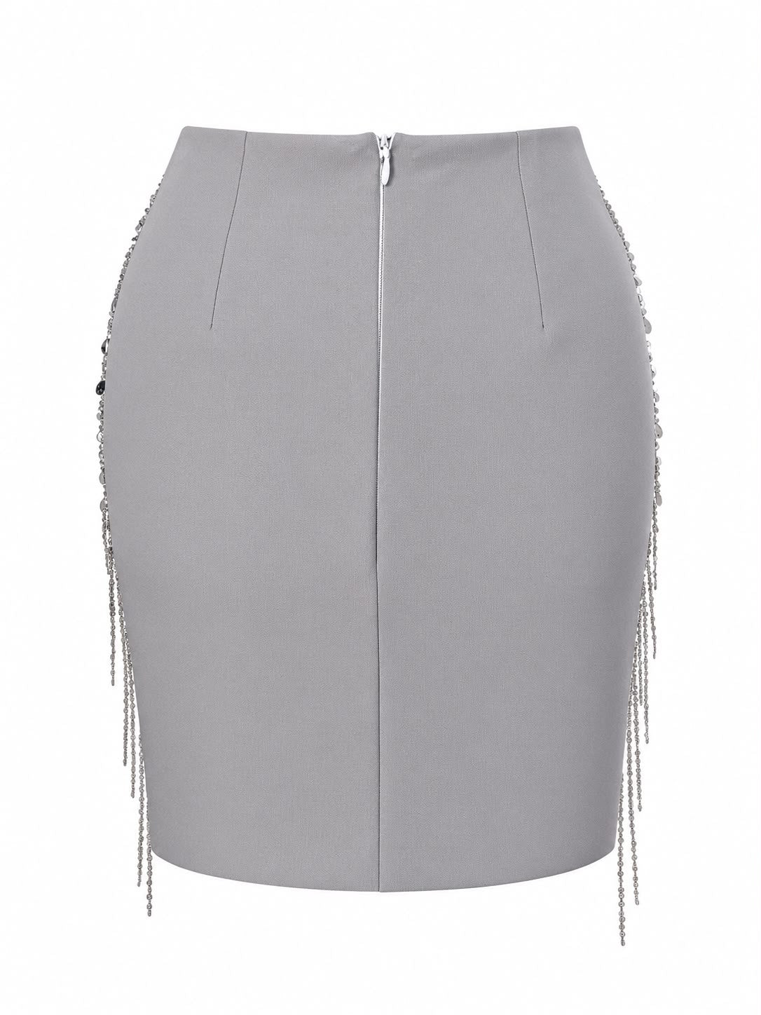 Fustă Mini Accesorizată Slate Gray
